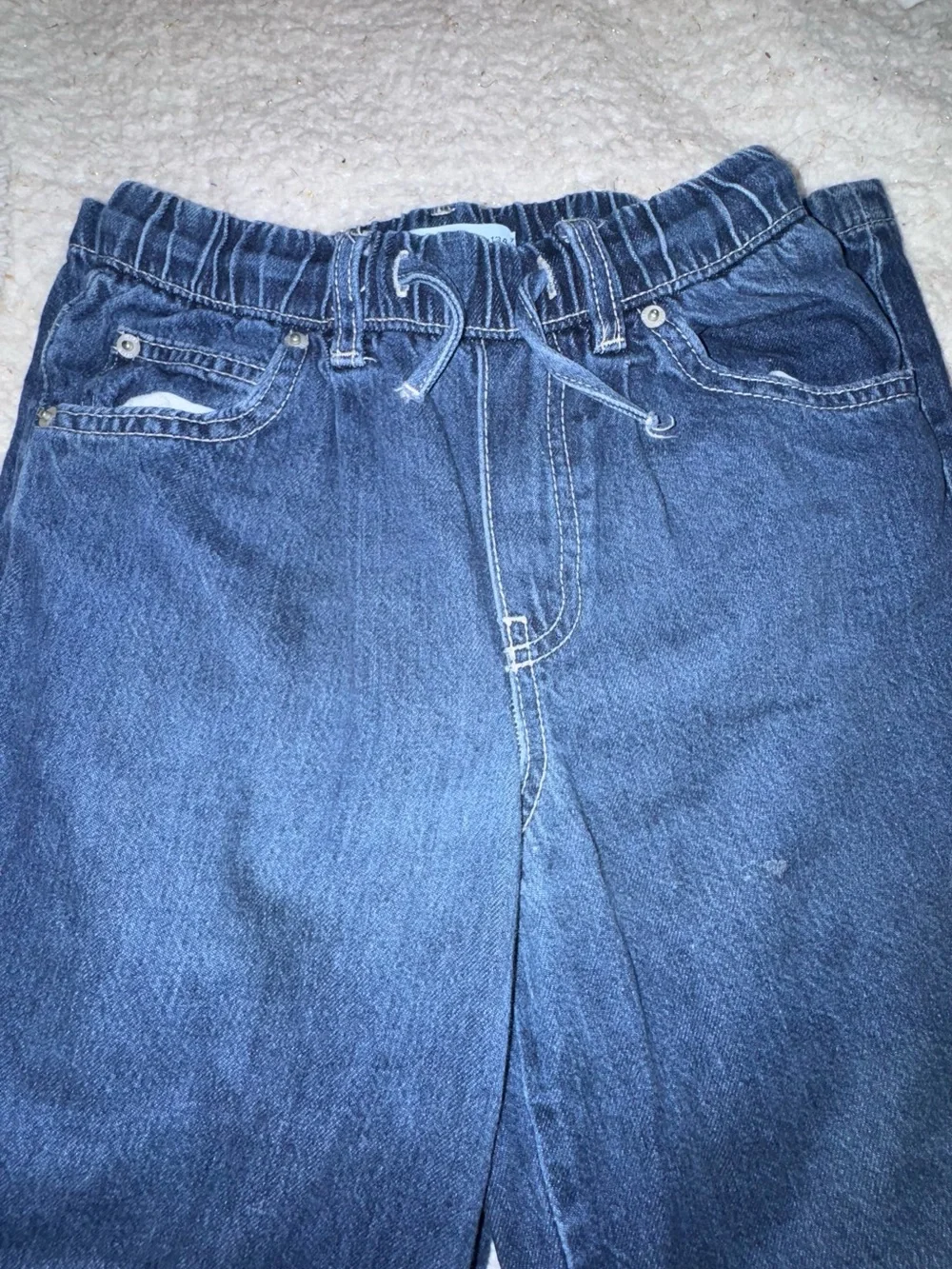 Zara Dark Blue Wide-Leg Kids Jeans
